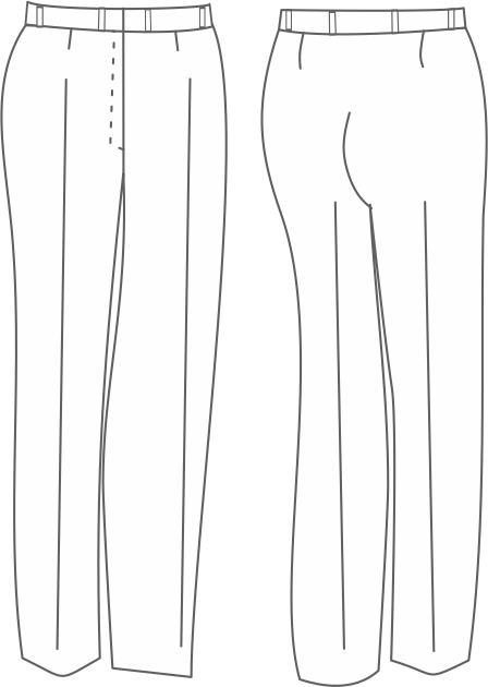 Calça feminina branca saúde do Exército