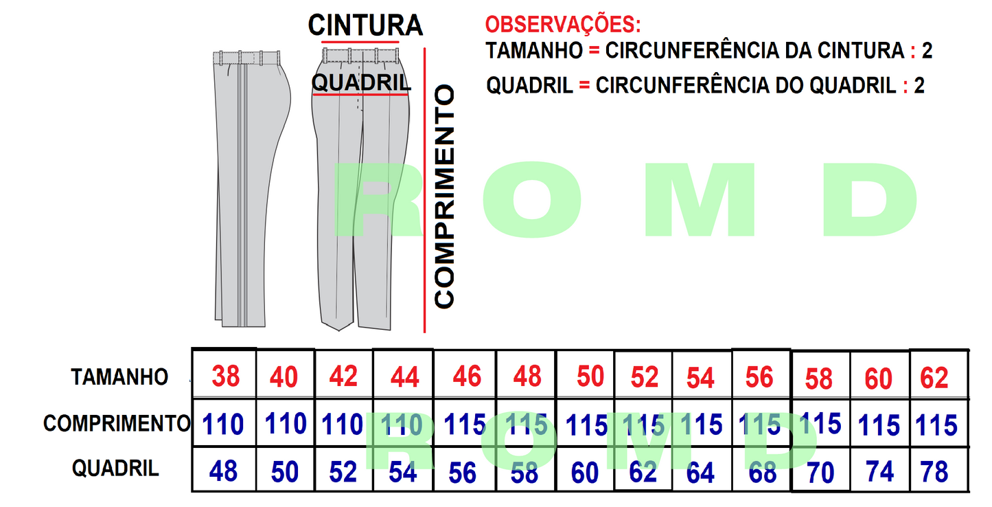 Calça feminina cinza para túnica Exército