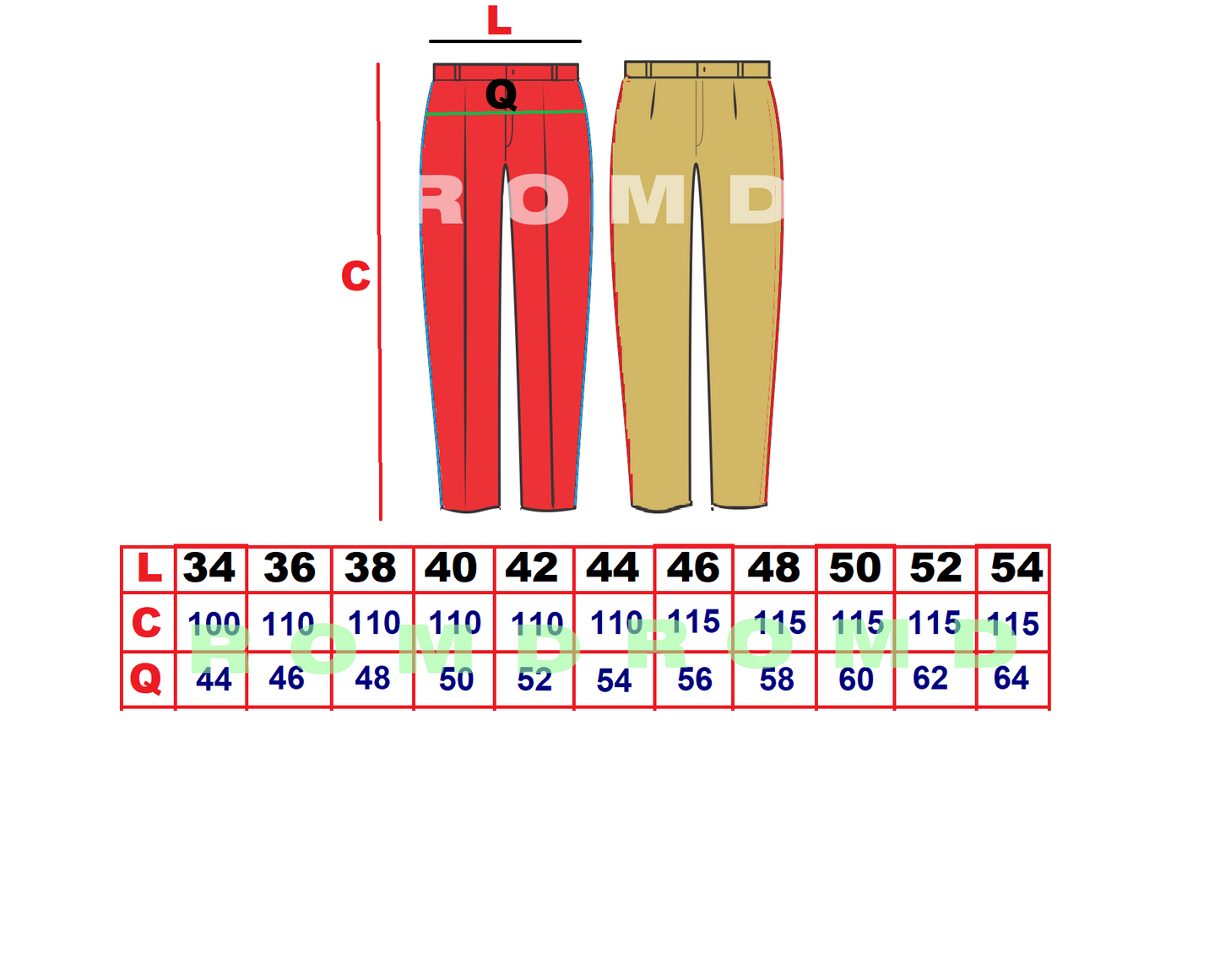 Uniforme Colégio Militar: CALÇA feminina CM
