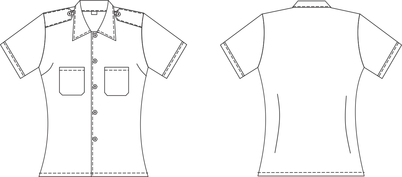 VÉSTIA BRANCA MEIA-MANGA SAÚDE feminina