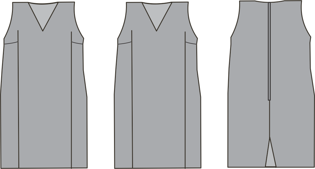 VESTIDO CINZA PARA GESTANTE Exército