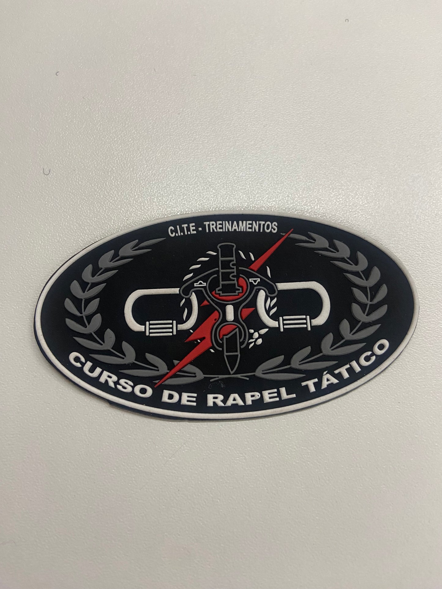 Distintivo emborrachado elipse Rapel Tático
