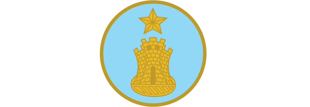 Distintivo Metálico GRUPO "E" EXÉRCITO - 3D ALTO-RELEVO