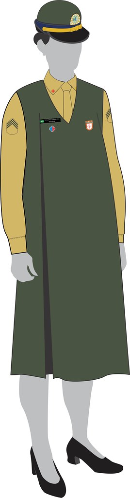UNIFORME GESTANTE EXÉRCITO: 2° Uniforme de Gestante (VERDE)