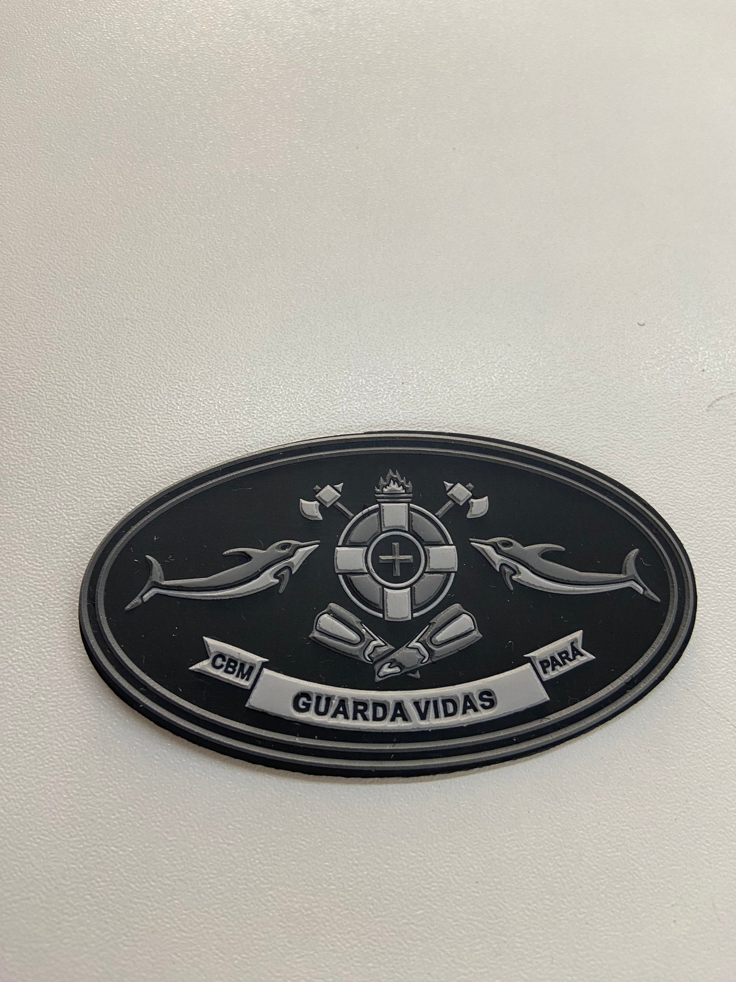 Distintivo emborrachado elipse Guarda Vidas CBMPA