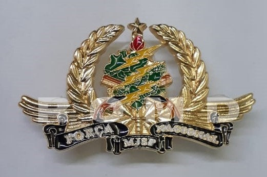 Distintivo brevê metalico Força Nacional Oficial MJSP