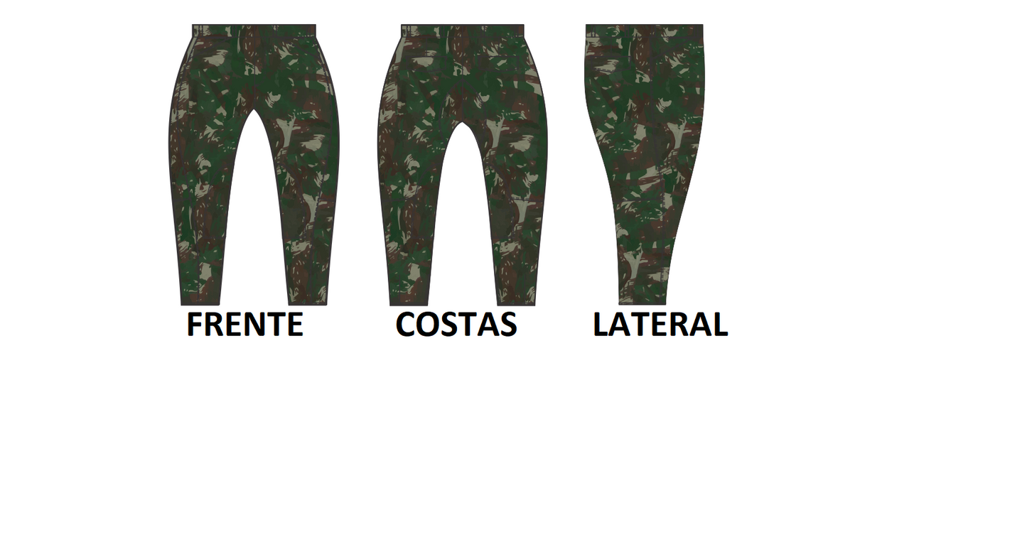 Culote camuflado Exército (montaria) FEMININO
