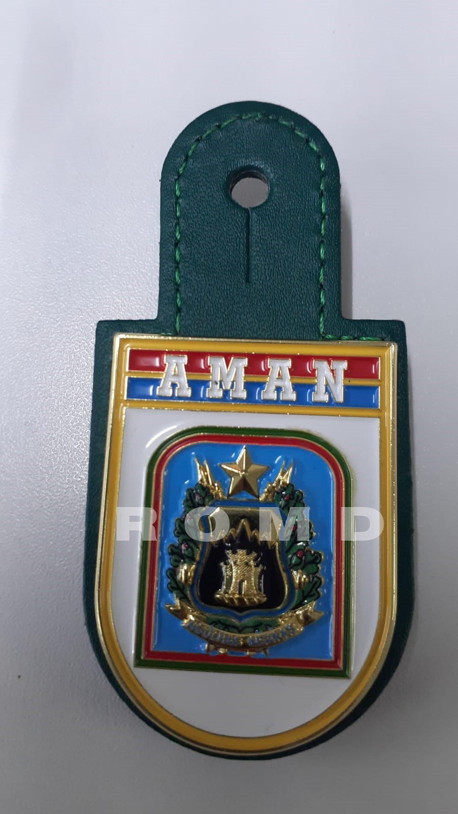 Distintivo metálico de Organização Militar AMAN - 3D ALTO-RELEVO (un)