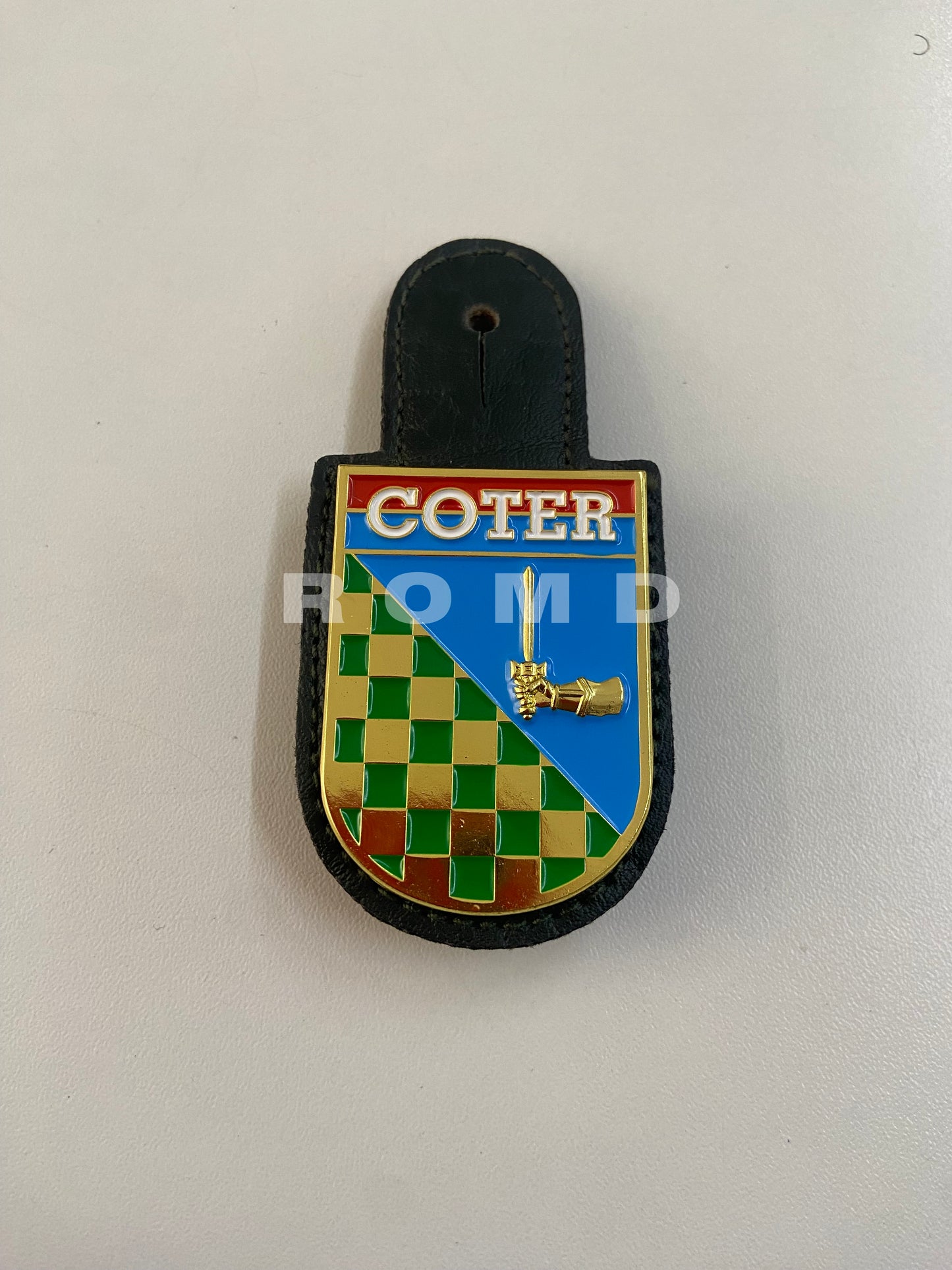 Distintivo metálico de Organização Militar COTER - 3D ALTO-RELEVO (un)