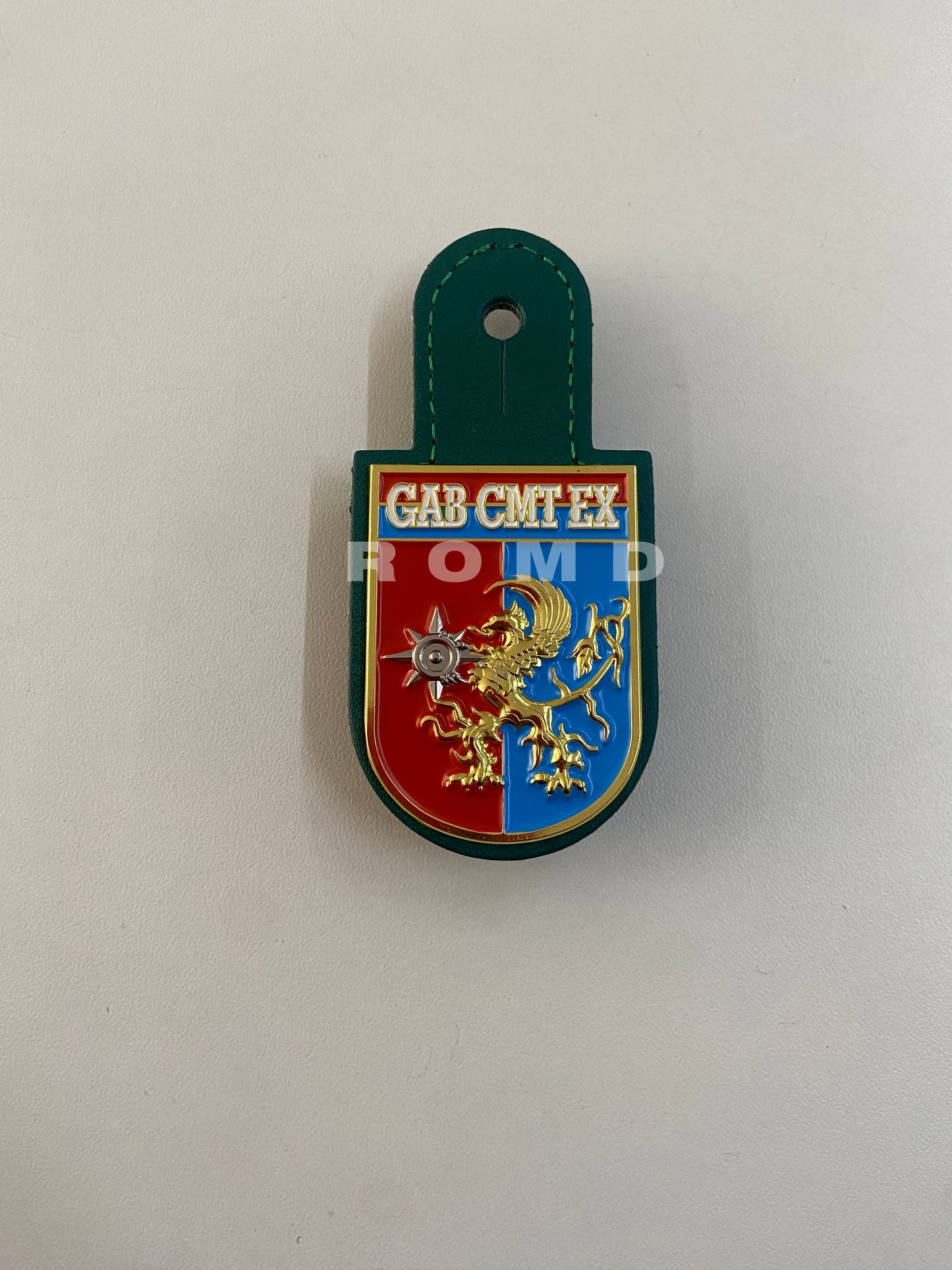 Distintivo metálico de Organização Militar GAB CMT EX - 3D ALTO-RELEVO (un)