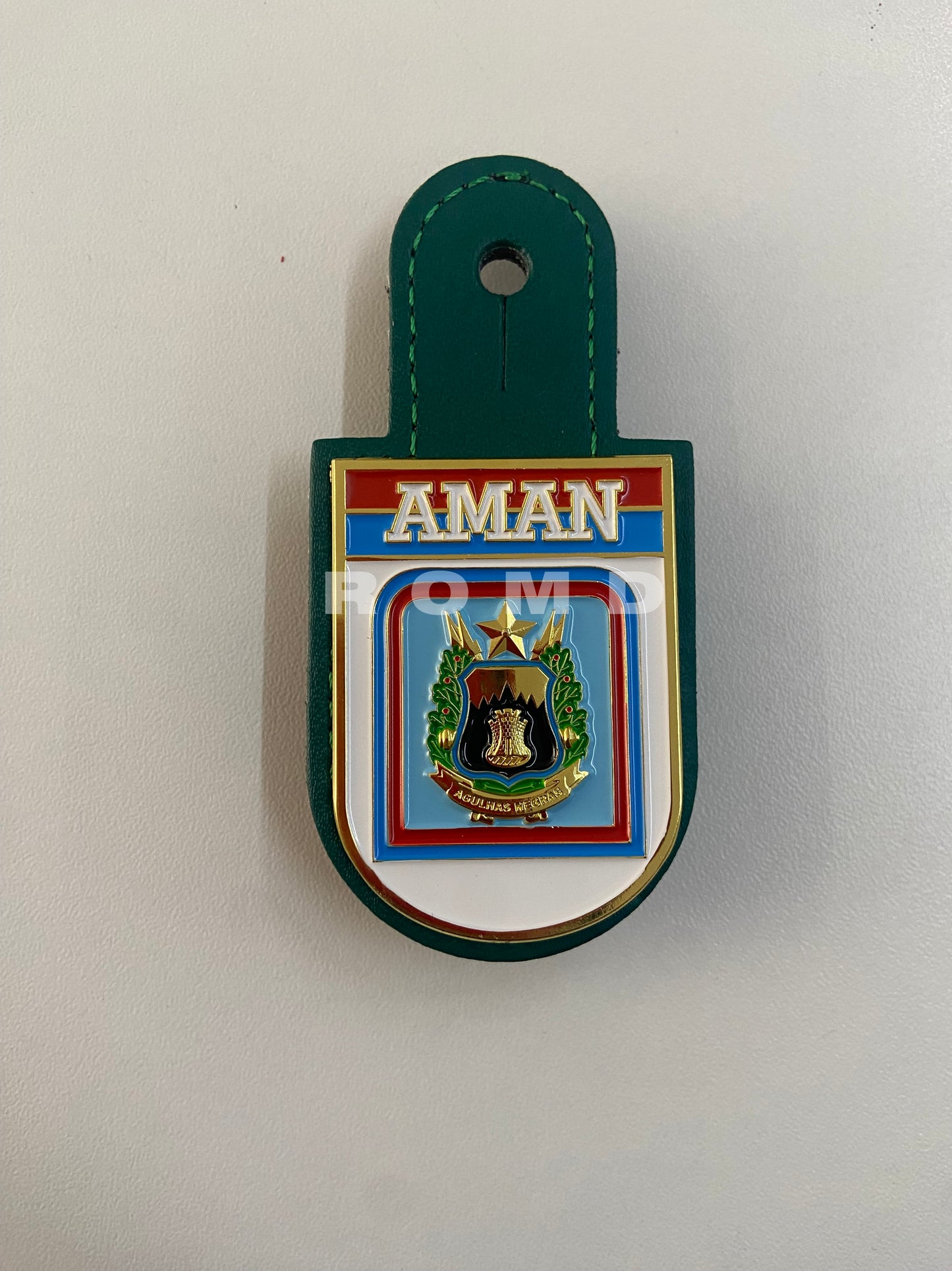 Distintivo metálico de Organização Militar AMAN - 3D ALTO-RELEVO (un)
