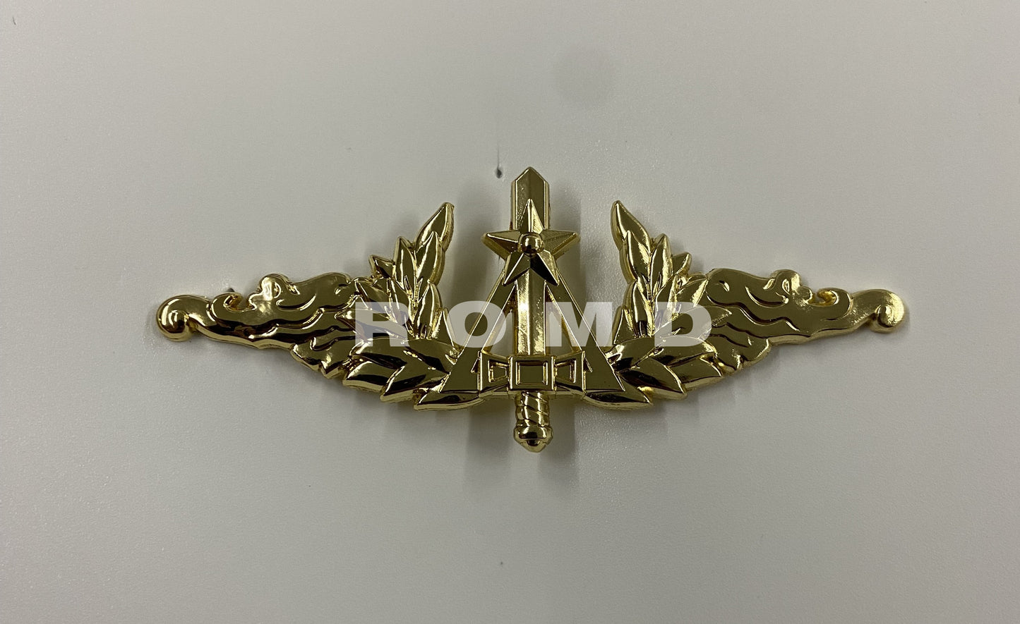 Distintivo metálico dos Cursos da Escola de Administração do Exército - 3D ALTO-RELEVO