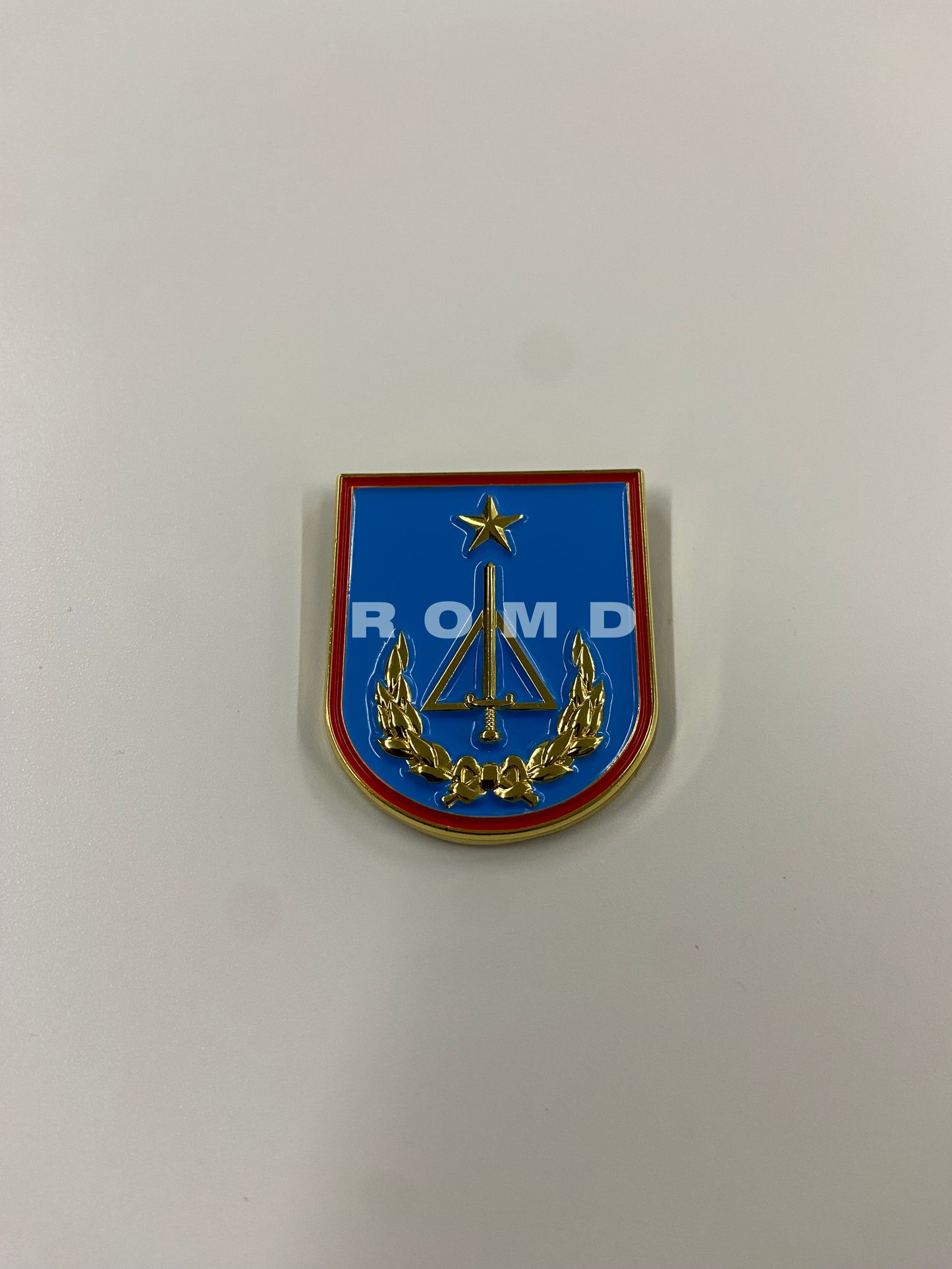 Distintivo Metálico CFO QCO- Curso de Formação de Oficiais do Quadro Complementar - 3D ALTO-RELEVO