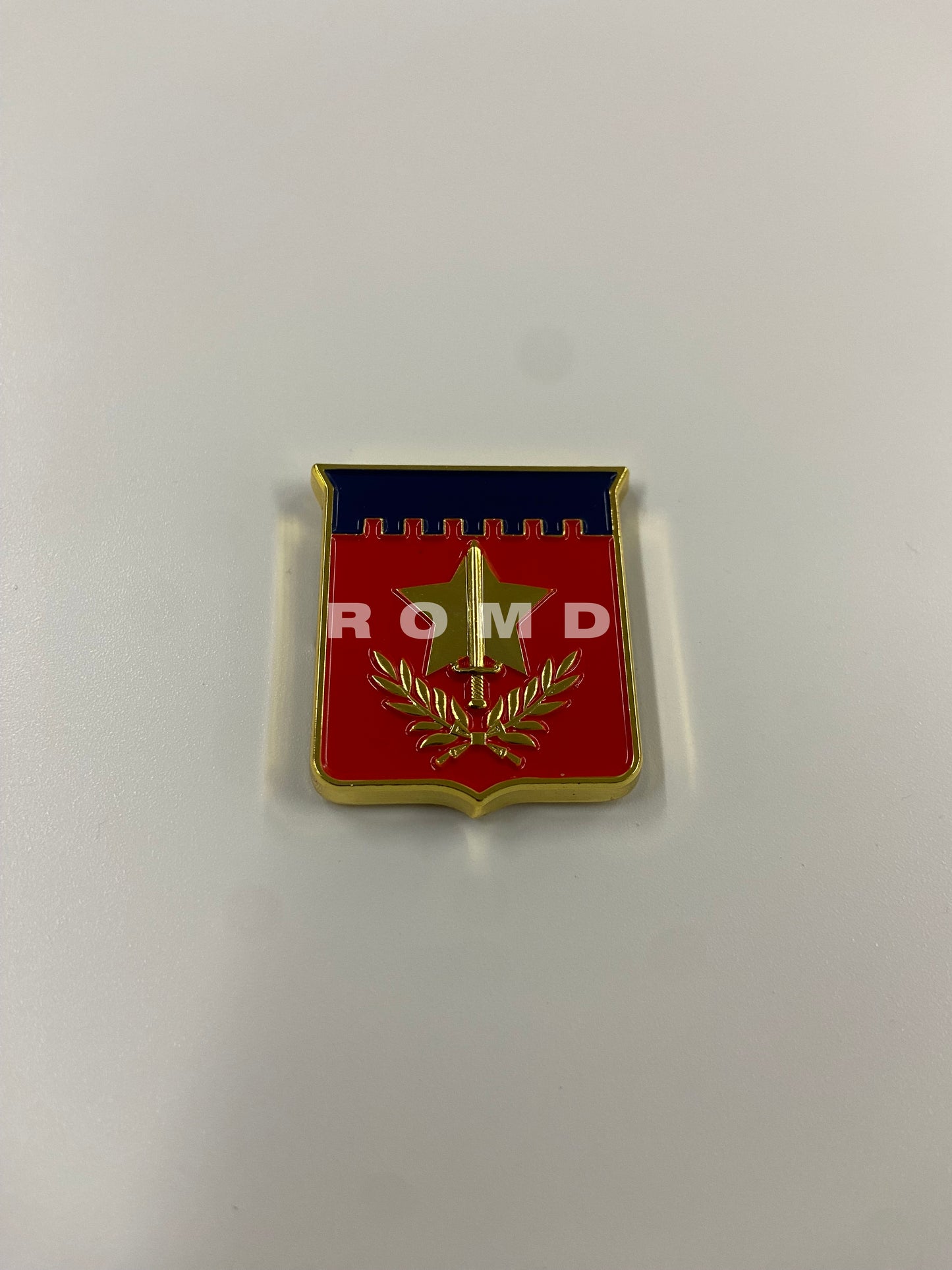 Distintivo Metálico ESAO - Escola de Aperfeiçoamento de Oficiais - 3D ALTO-RELEVO