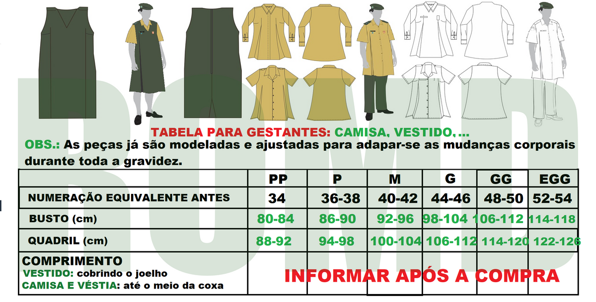 VESTIDO CINZA PARA GESTANTE Exército
