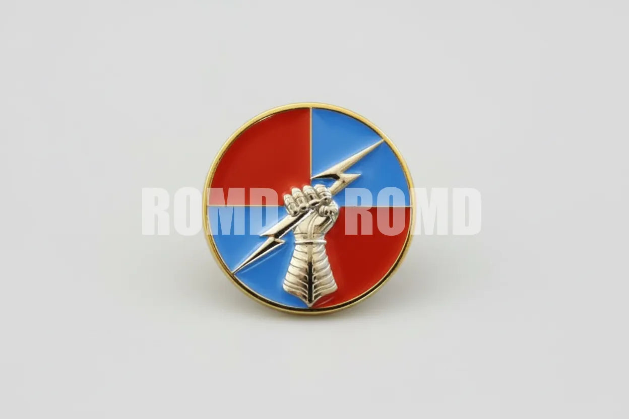 Distintivo Metálico de BOLSO EXÉRCITO - 3D ALTO-RELEVO fixação SUPER IMÃ
