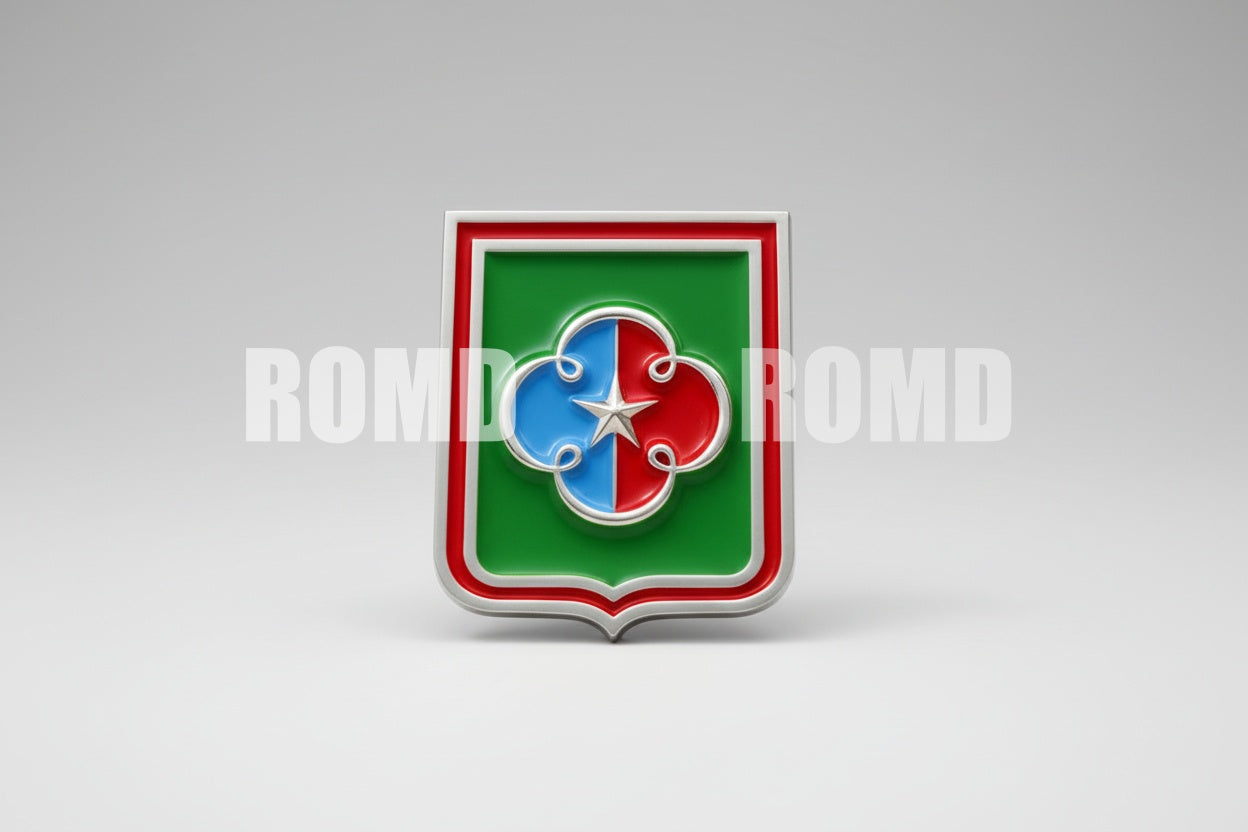 Distintivo Metálico de BOLSO (formação) EXÉRCITO - 3D ALTO-RELEVO fixação PINO