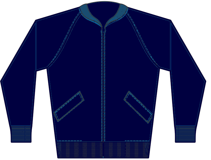 Uniforme Colégio Militar: JAQUETA AZUL-MARINHO (japona) completa