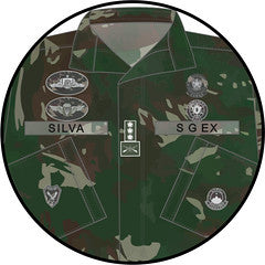 BLUSA ( gandola ) DE COMBATE CAMUFLADA do novo conjunto camuflado Exército (FEMININA)