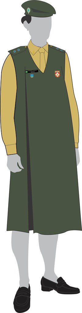 UNIFORME GESTANTE EXÉRCITO: 2° Uniforme de Gestante (VERDE)