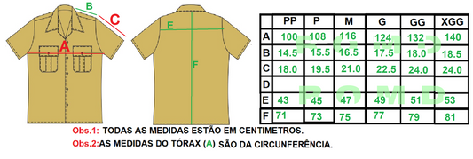 Camisa meia manga bege masculina MODELO NOVO sob medida