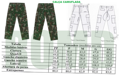 Uniforme Exército: CALÇA DE COMBATE CAMUFLADA do novo conjunto camuflado Exército