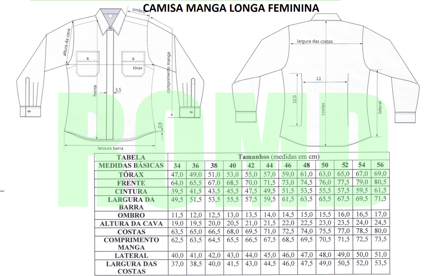Camisa manga comprida bege feminina