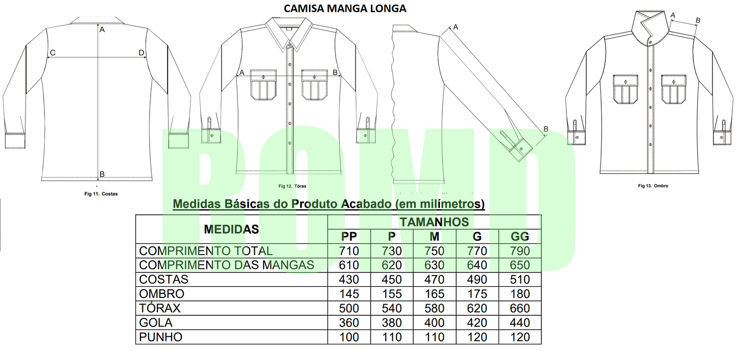 Camisa manga comprida bege