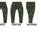 Culote camuflado Exército (montaria) FEMININO