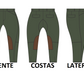 Culote verde oliva Exército (montaria) FEMININO