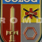 Distintivo metálico de Organização Militar COLOG - 3D ALTO-RELEVO (un) MODELO NOVO