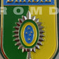 Distintivo metálico de Organização Militar BRASIL MISSÃO NO EXTERIOR - 3D ALTO-RELEVO (un) MODELO NOVO