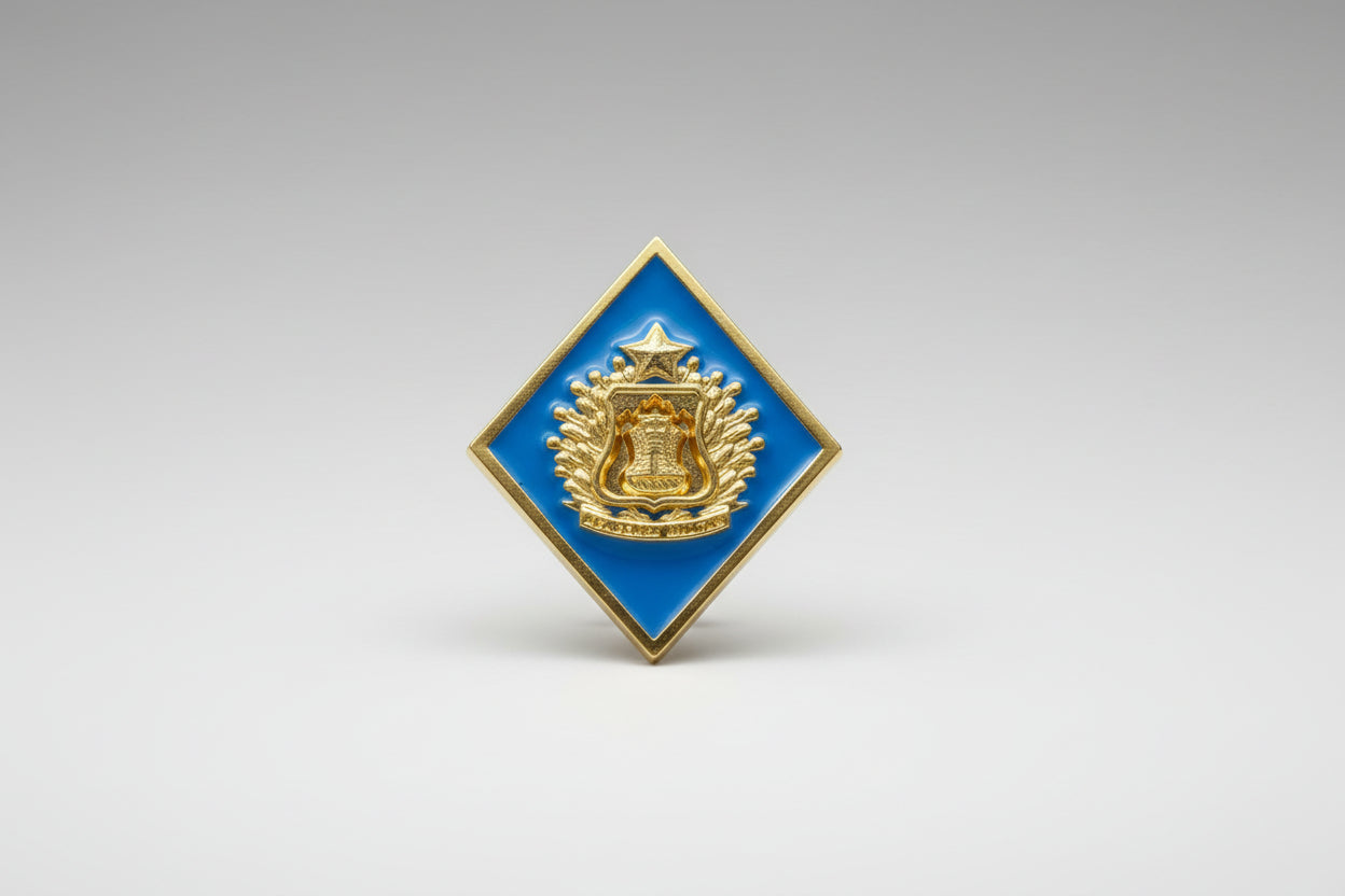 Distintivo Metálico de BOLSO (formação) EXÉRCITO - 3D ALTO-RELEVO fixação PINO