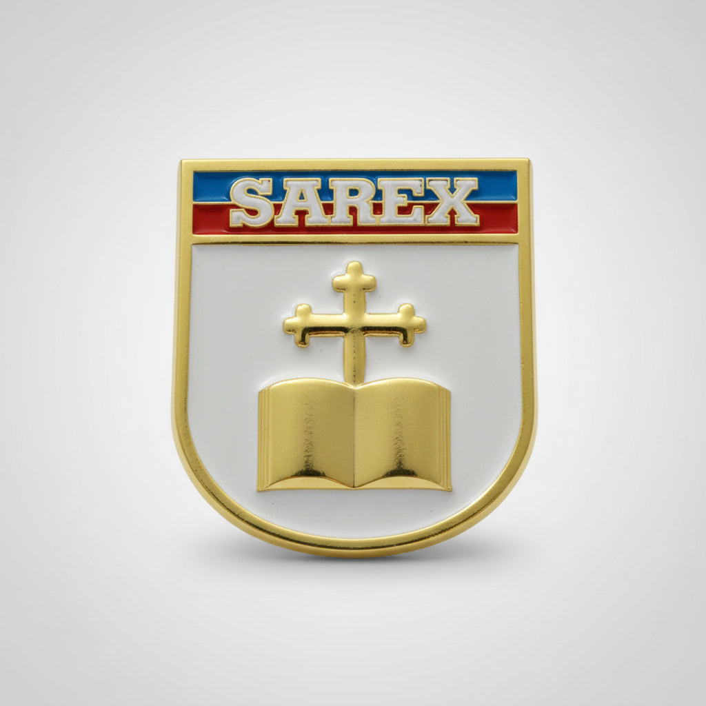 Distintivo Metálico de BOLSO (formação) EXÉRCITO - 3D ALTO-RELEVO fixação PINO