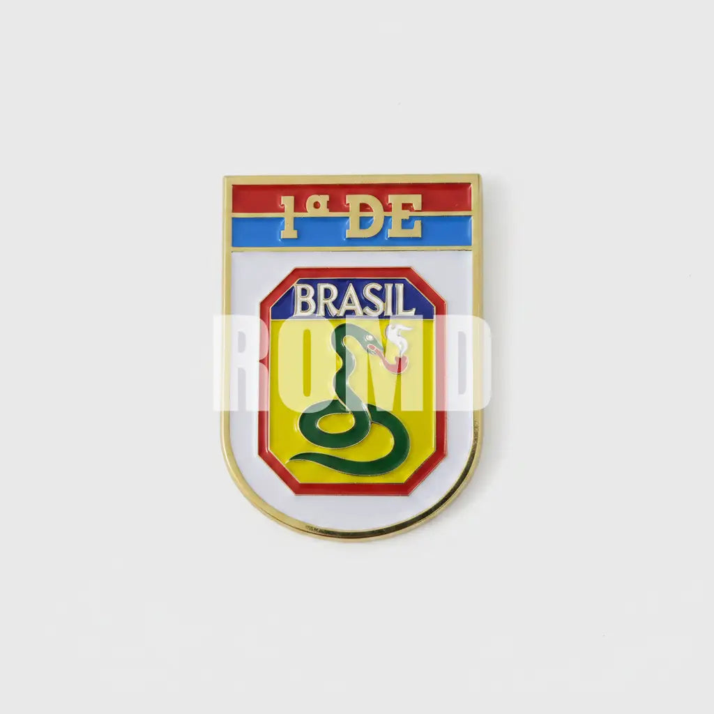 Distintivo metálico de Organização Militar modelo novo 3D ALTO-RELEVO (un)