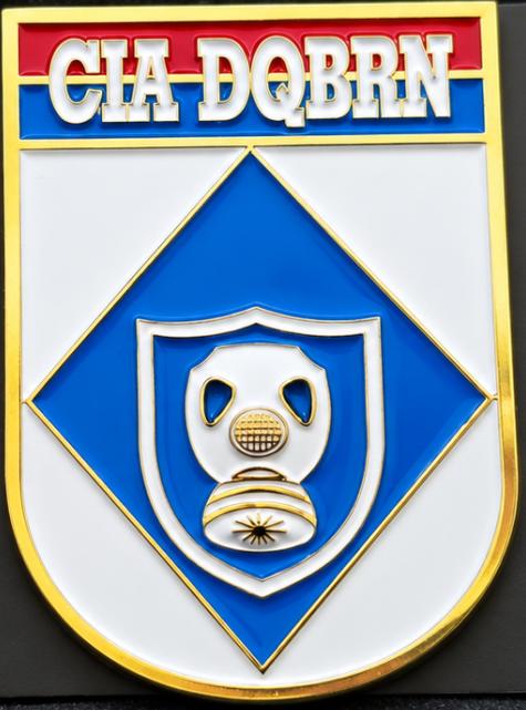 Distintivo metálico de Organização Militar modelo novo 3D ALTO-RELEVO (un)