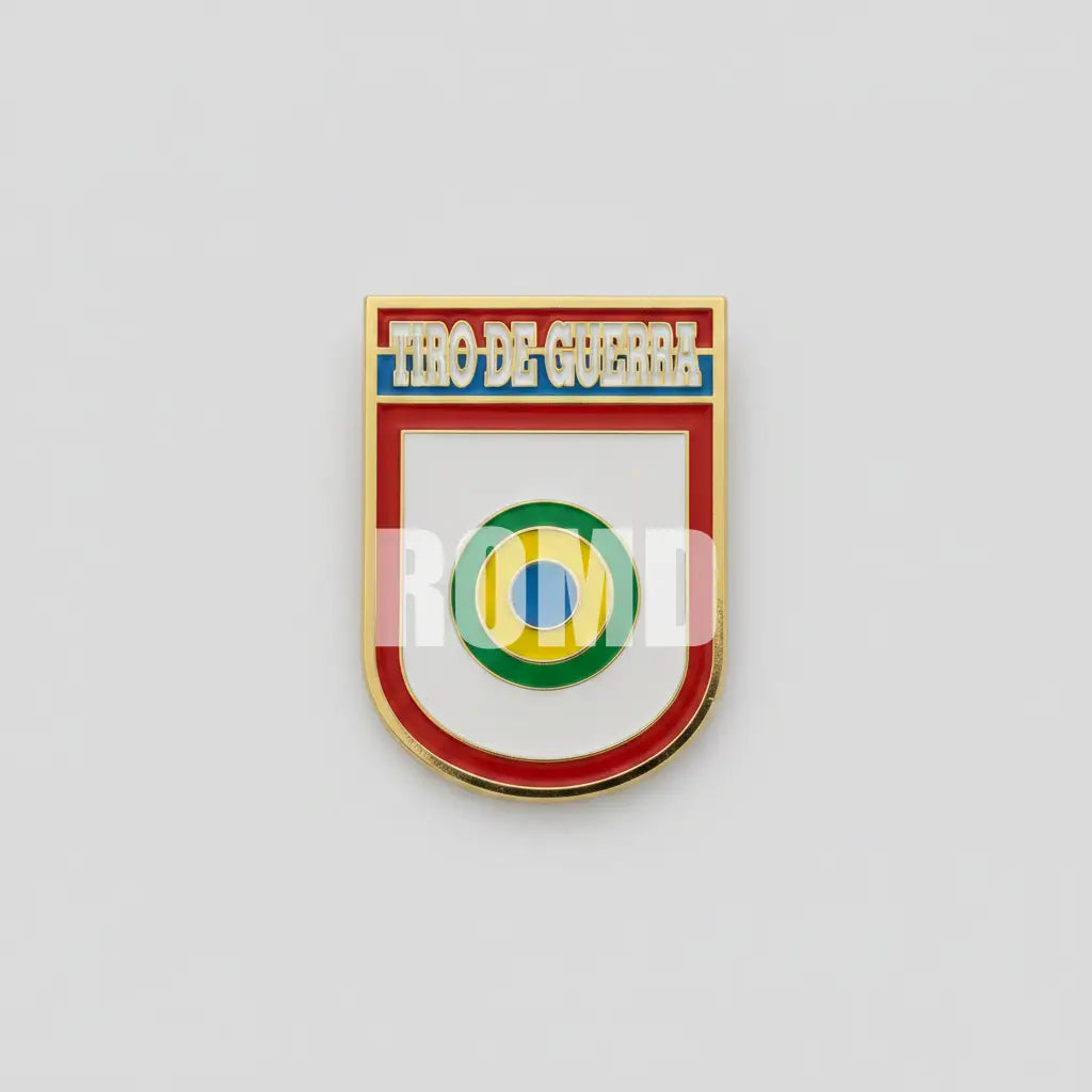 Distintivo metálico de Organização Militar modelo novo 3D ALTO-RELEVO (un)