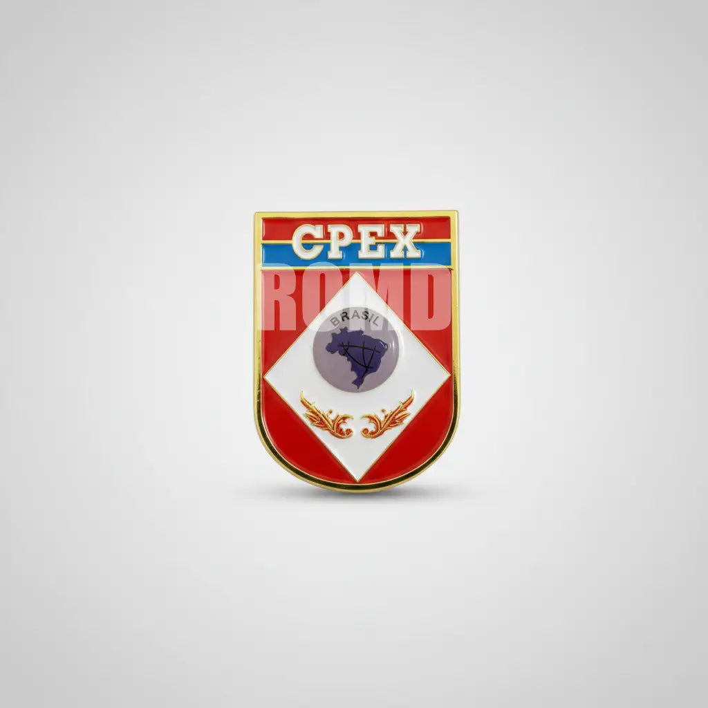 Distintivo metálico de Organização Militar modelo novo 3D ALTO-RELEVO (un)