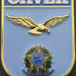 Distintivo metálico de Organização Militar modelo novo 3D ALTO-RELEVO (un)