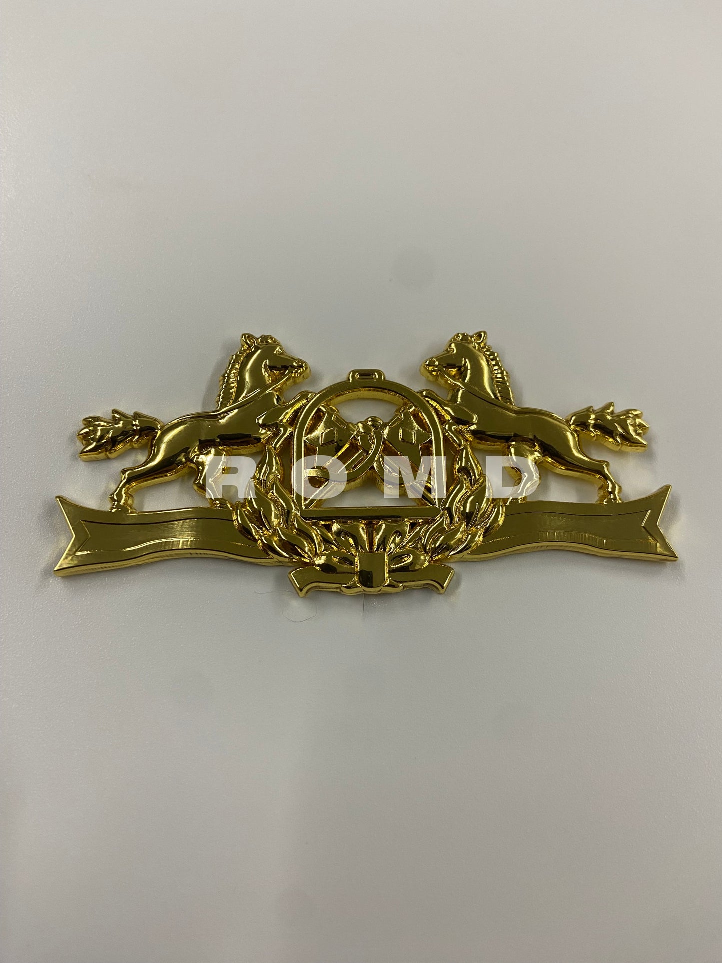 Distintivo metálico da Escola de Equitação do Exército - EsEqEx - 3D ALTO-RELEVO