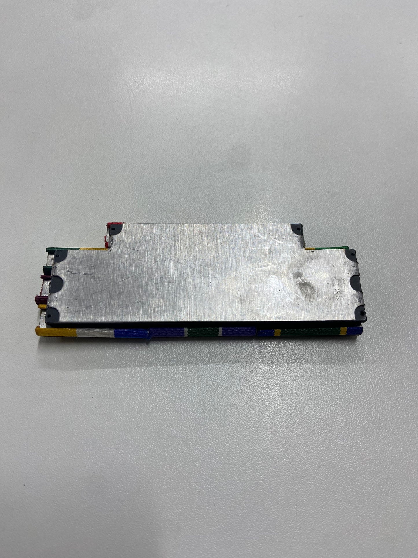 Placa com 6 barretas de medalhas militar de TRILHOS - fixacao por SUPER-IMÃ ou PINO