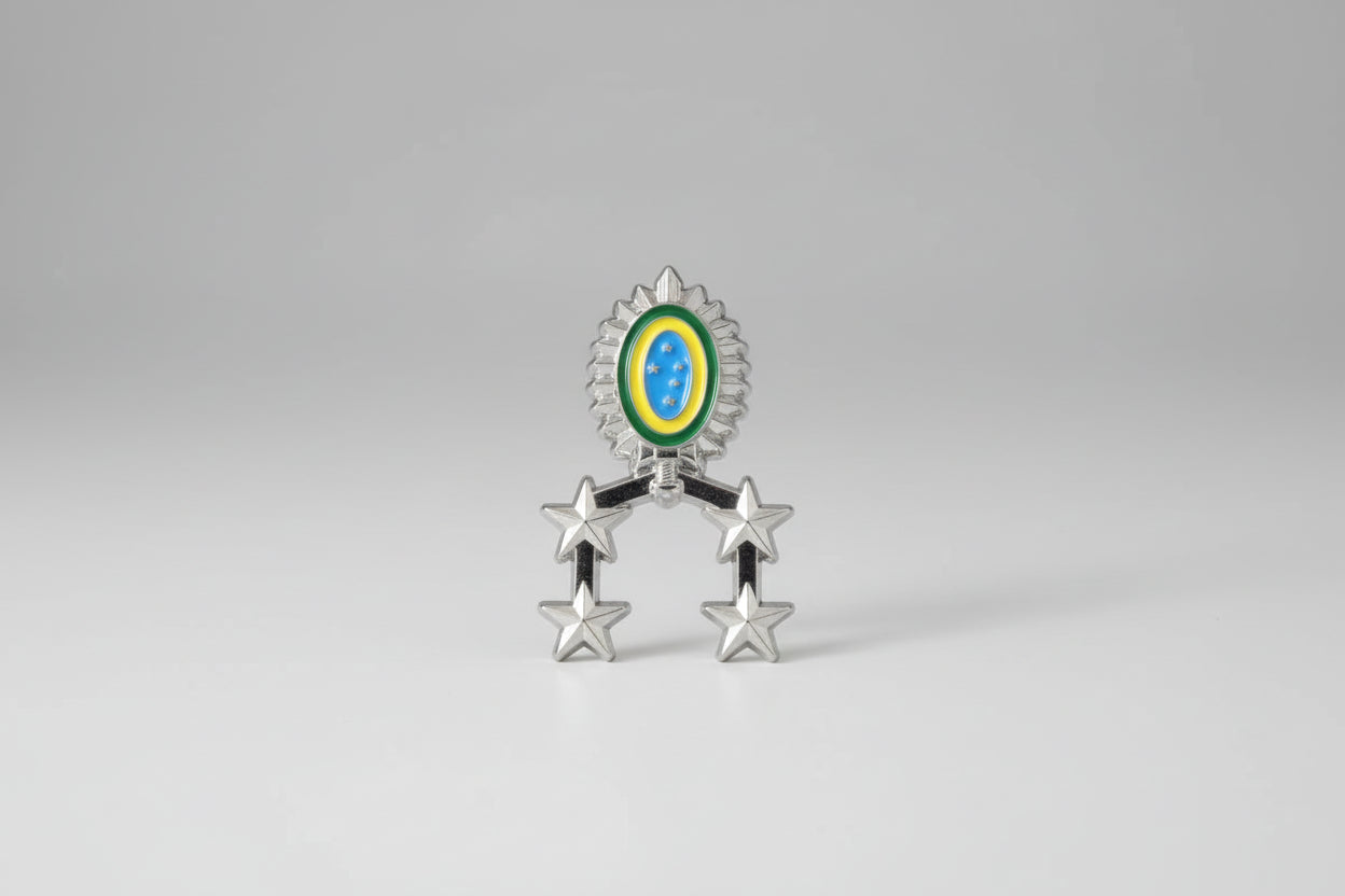 Distintivo Metálico de GOLA (posto graduação) EXÉRCITO - 3D ALTO-RELEVO (unidade)