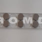 Placa com 5 barretas de medalha militar - fixacao por SUPER-IMÃ