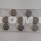 Placa com 8 barretas de medalha militar - fixacao por SUPER-IMÃ
