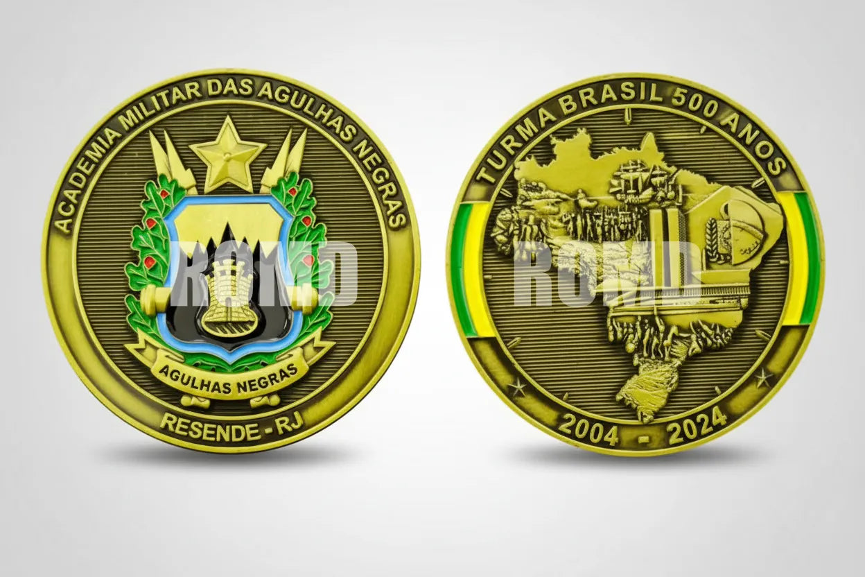 MOEDA ( COIN ) COMEMORATIVA EM ALTO-RELEVO 3D COM EXCELENTE DEFINIÇÃO