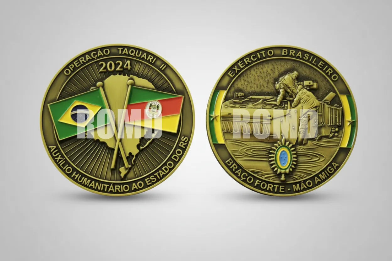 MOEDA ( COIN ) COMEMORATIVA EM ALTO-RELEVO 3D COM EXCELENTE DEFINIÇÃO