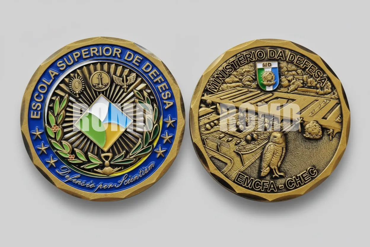 MOEDA ( COIN ) COMEMORATIVA EM ALTO-RELEVO 3D COM EXCELENTE DEFINIÇÃO