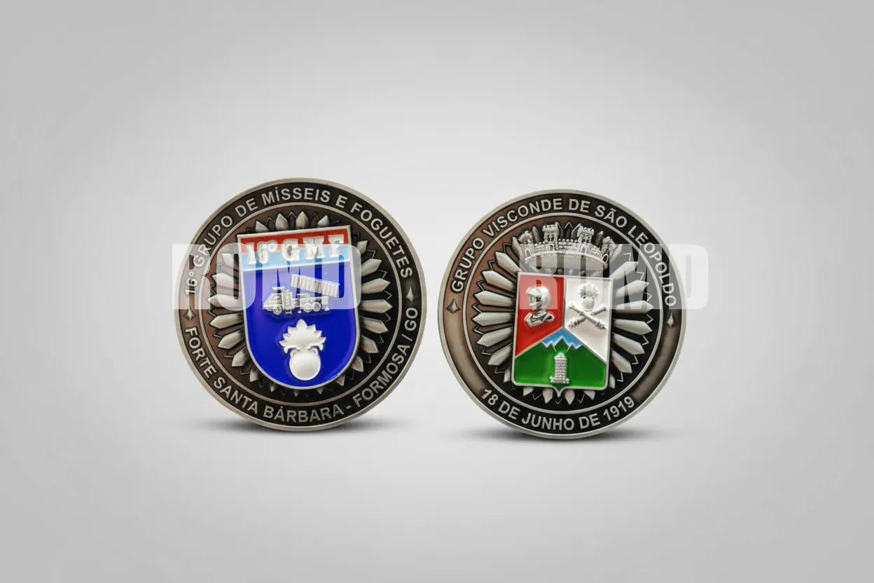 MOEDA ( COIN ) COMEMORATIVA EM ALTO-RELEVO 3D COM EXCELENTE DEFINIÇÃO