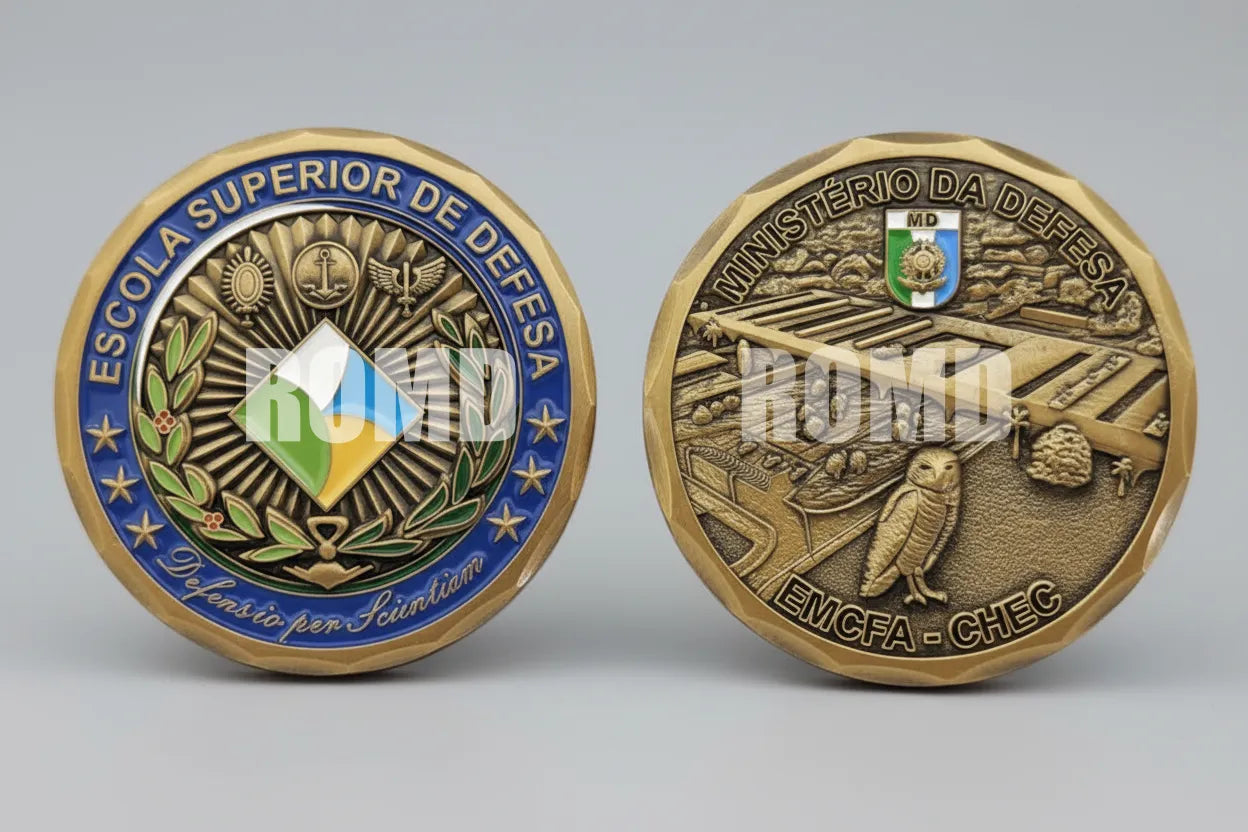MOEDA ( COIN ) COMEMORATIVA EM ALTO-RELEVO 3D COM EXCELENTE DEFINIÇÃO