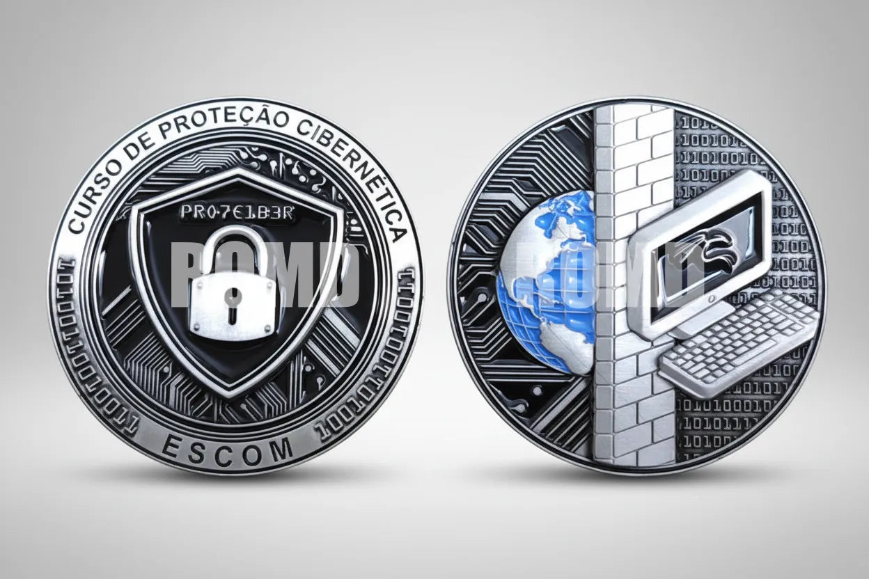 MOEDA ( COIN ) COMEMORATIVA EM ALTO-RELEVO 3D COM EXCELENTE DEFINIÇÃO